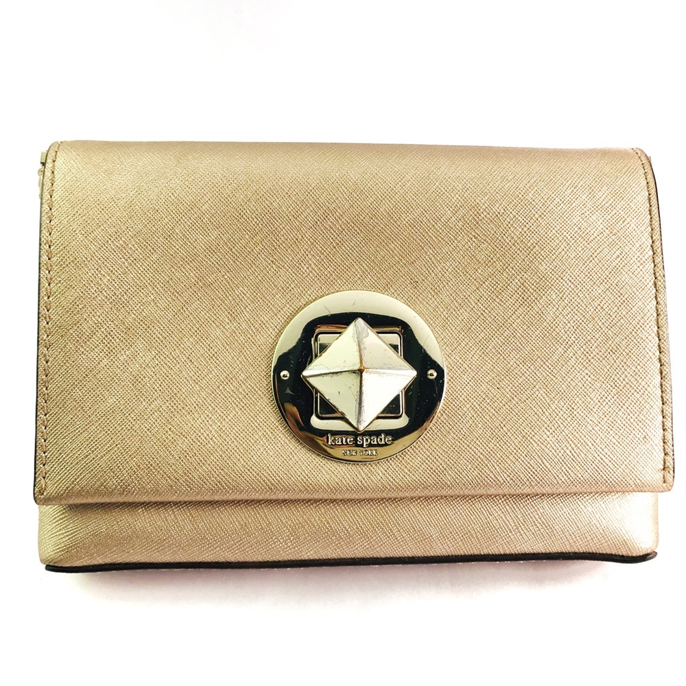 Kate Spade Rose Gold Crossbody Handbag